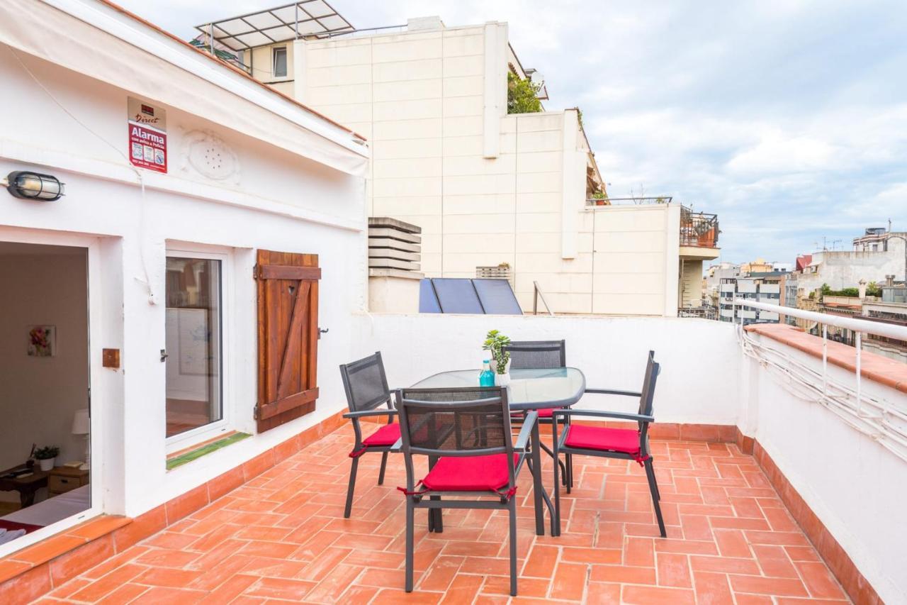 Cozy Studio with Amazing Terrace near plaza España Barcelona Zewnętrze zdjęcie