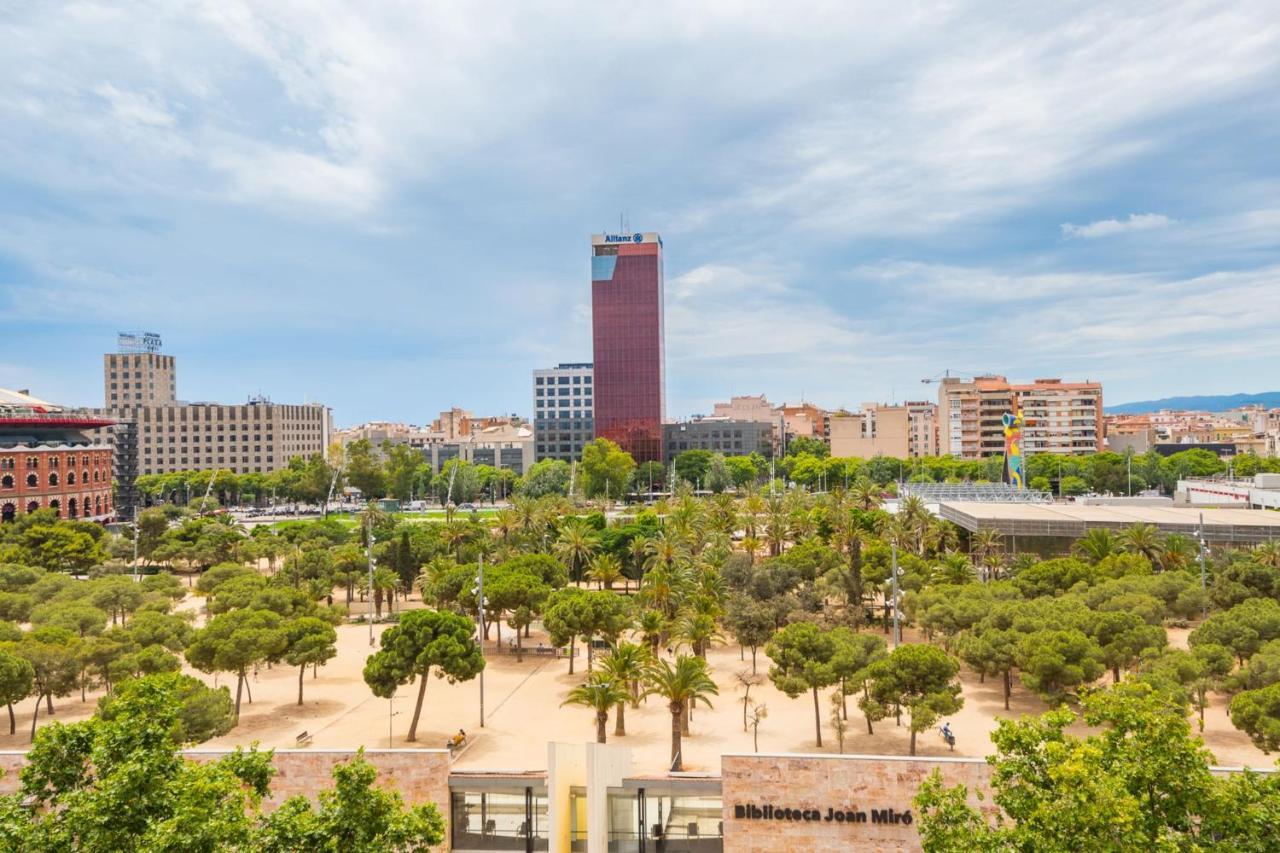 Cozy Studio with Amazing Terrace near plaza España Barcelona Zewnętrze zdjęcie