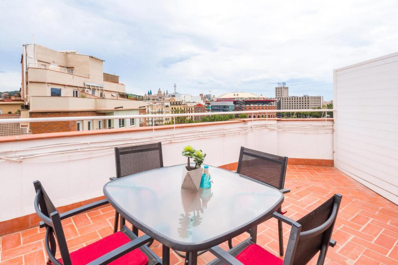Cozy Studio with Amazing Terrace near plaza España Barcelona Zewnętrze zdjęcie